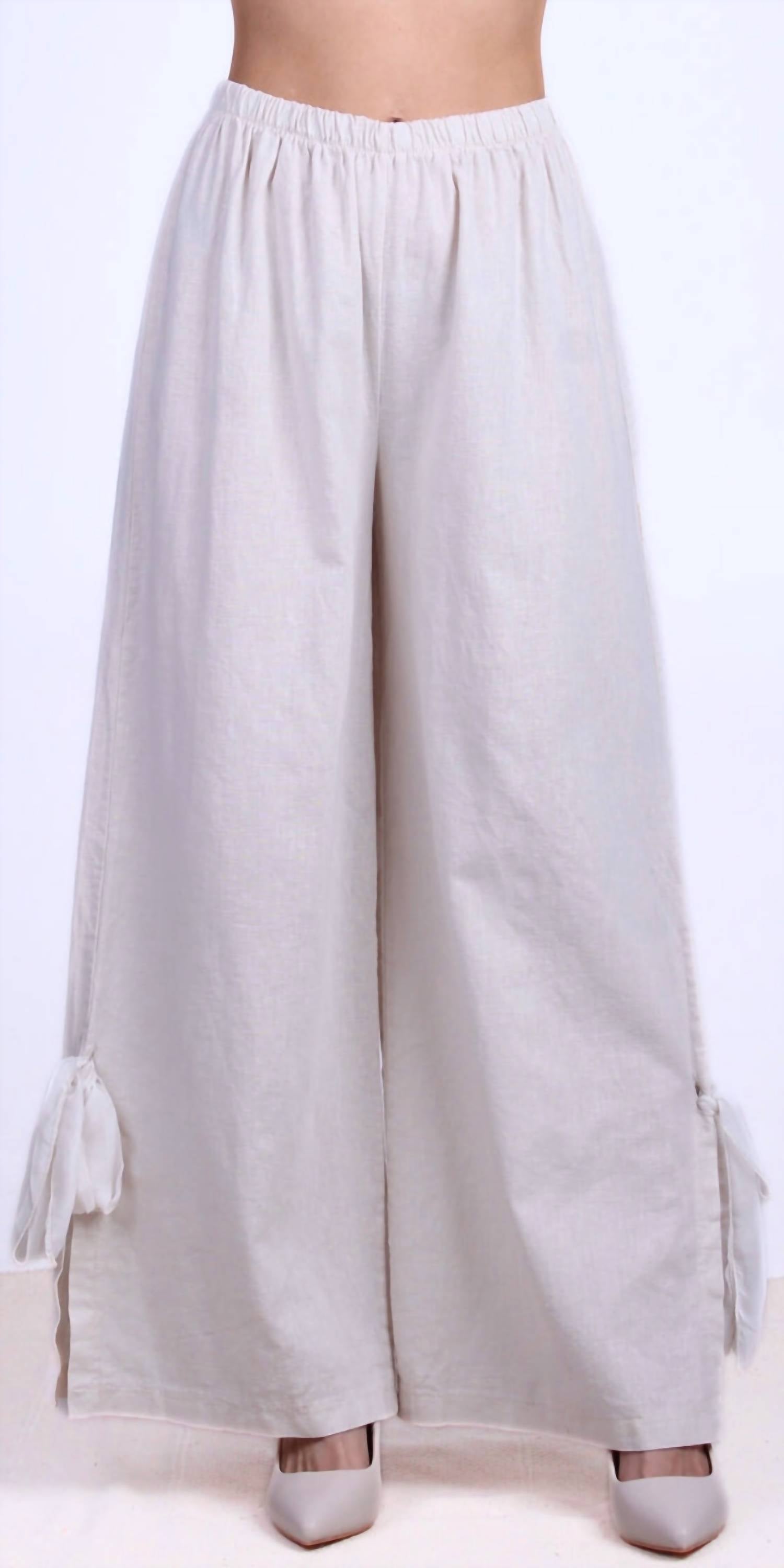 Gigi Moda - Fiocco Linen Pant