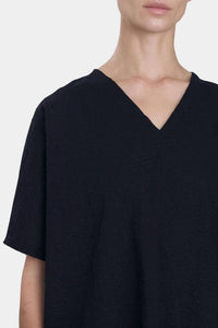 Black Crane - V-neck Mini Dress