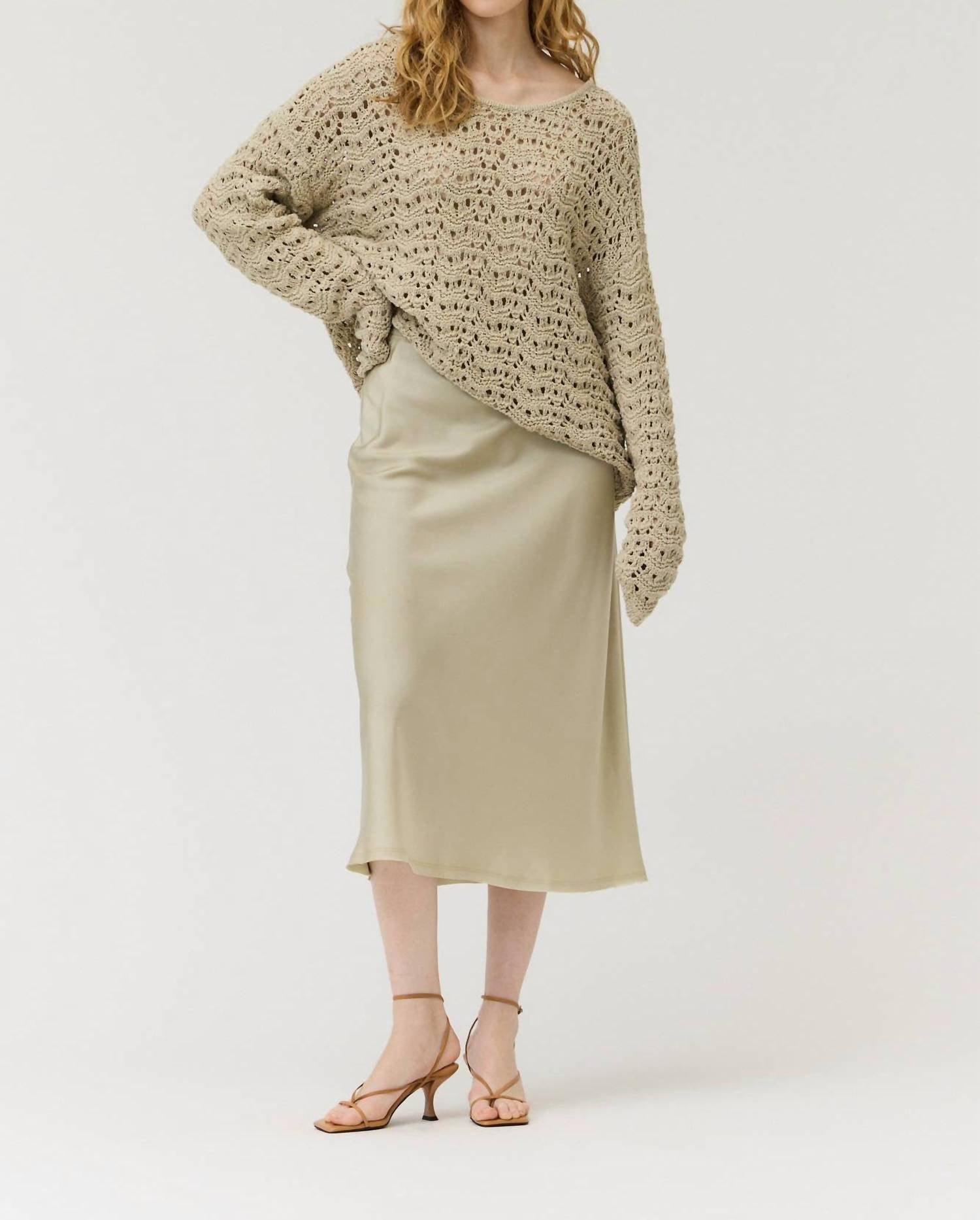 Grade & Gather - Lightweight Crocheted Sweater