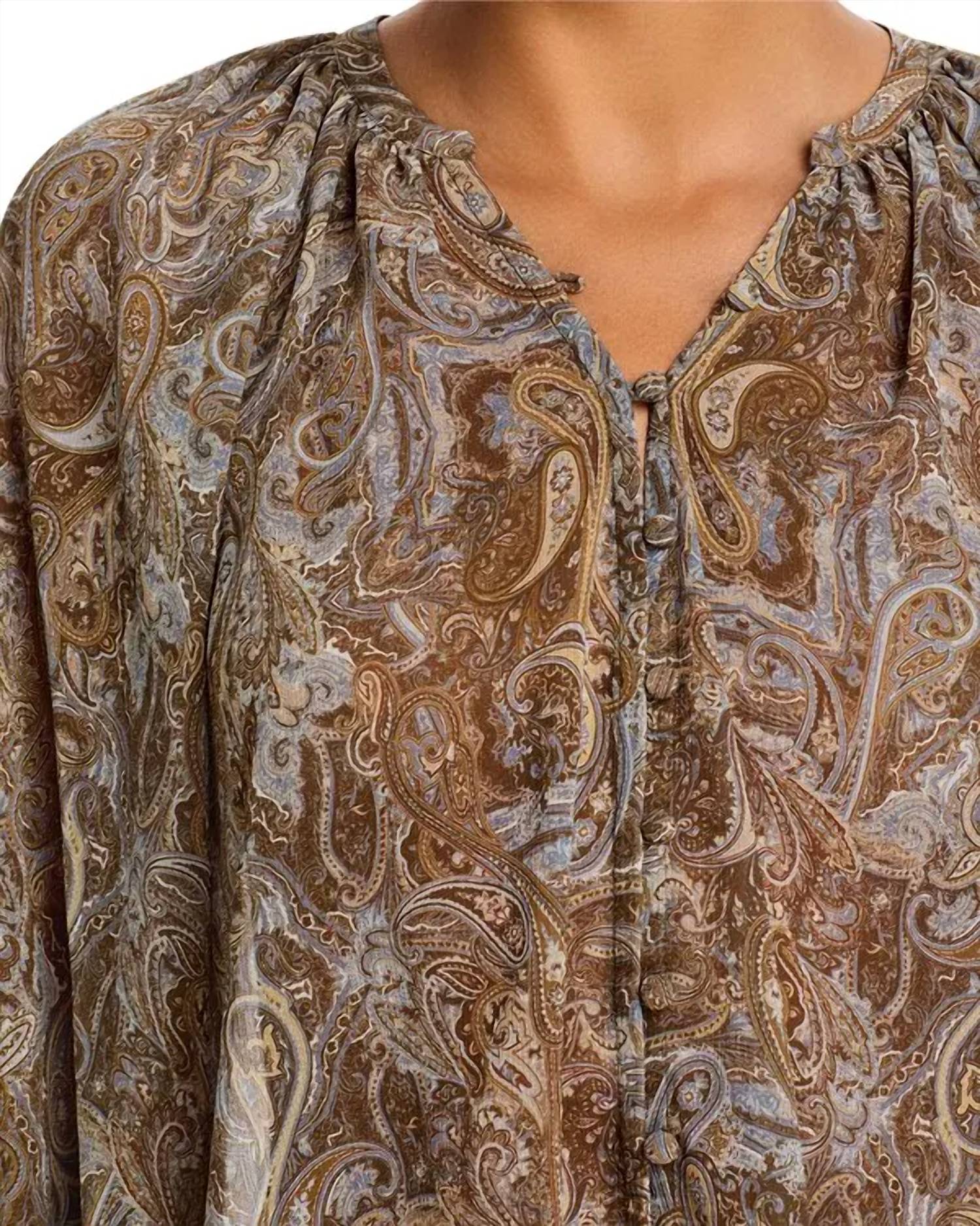L'Agence - Teagan Dolman Sleeve Blouse