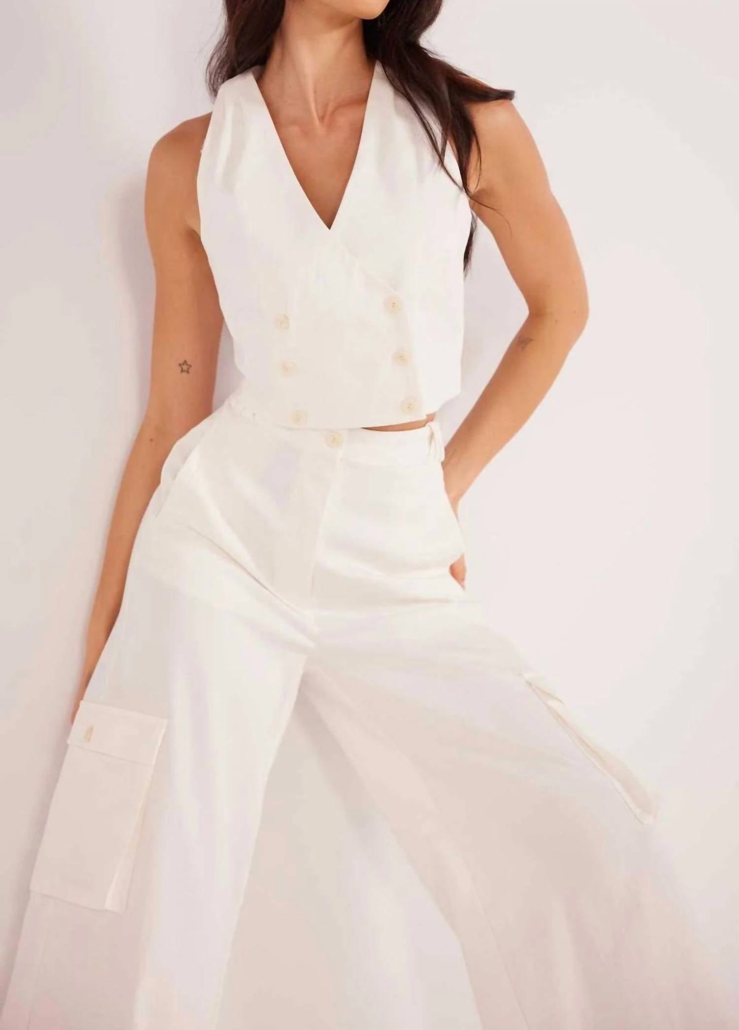 Minkpink - Lottie Halter Neck Vest