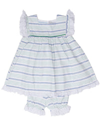 The Oaks Apparel - Girl's Gabby Stripe Bloomer Set