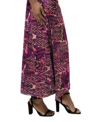 Area Stars LEE MIDI JERSEY SKIRT in purple - women's skirt - detail view