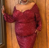 Curve Market - Brenda Semi-Formal Mini Dress - PLUS