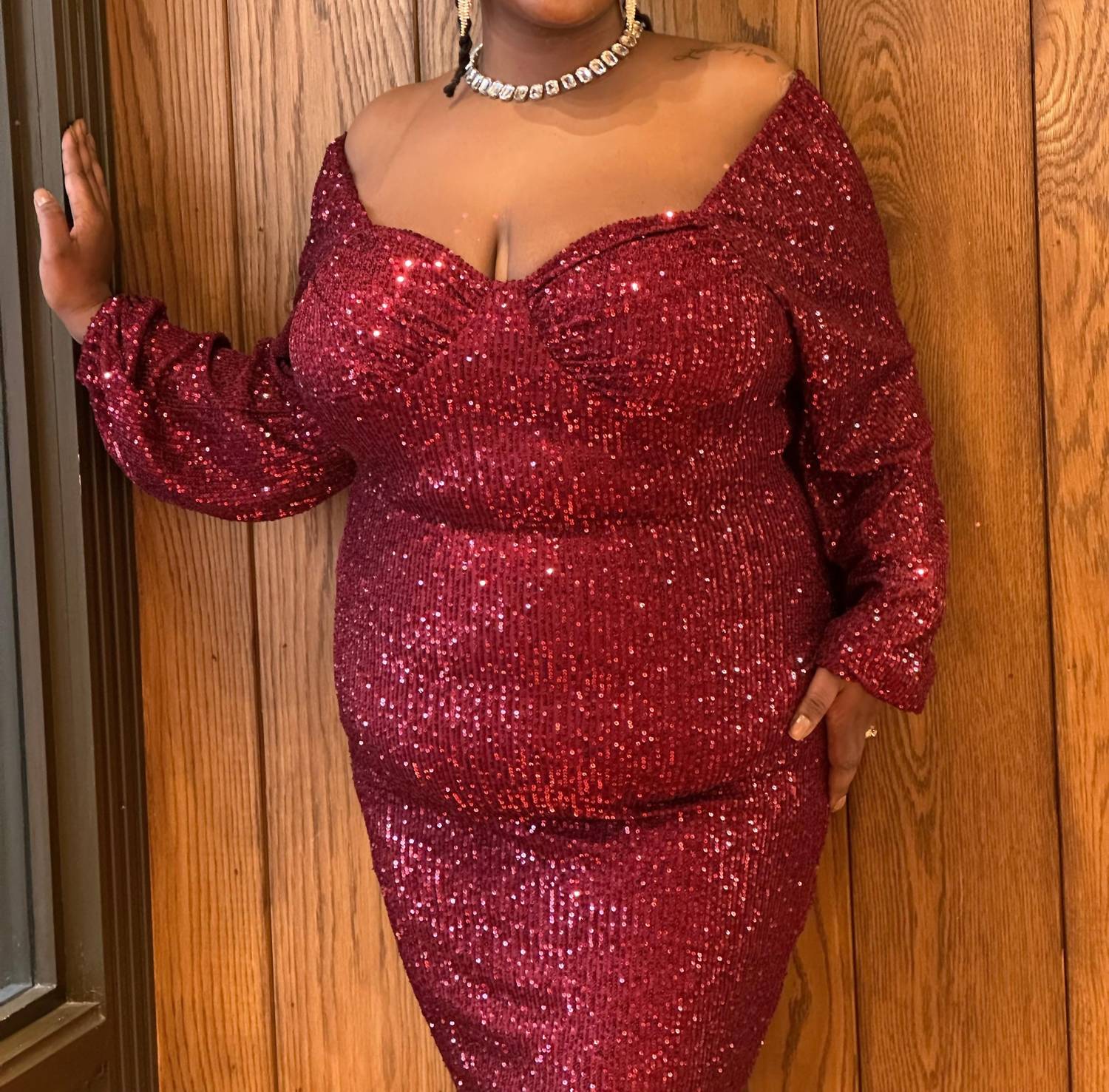 Curve Market - Brenda Semi-Formal Mini Dress - PLUS