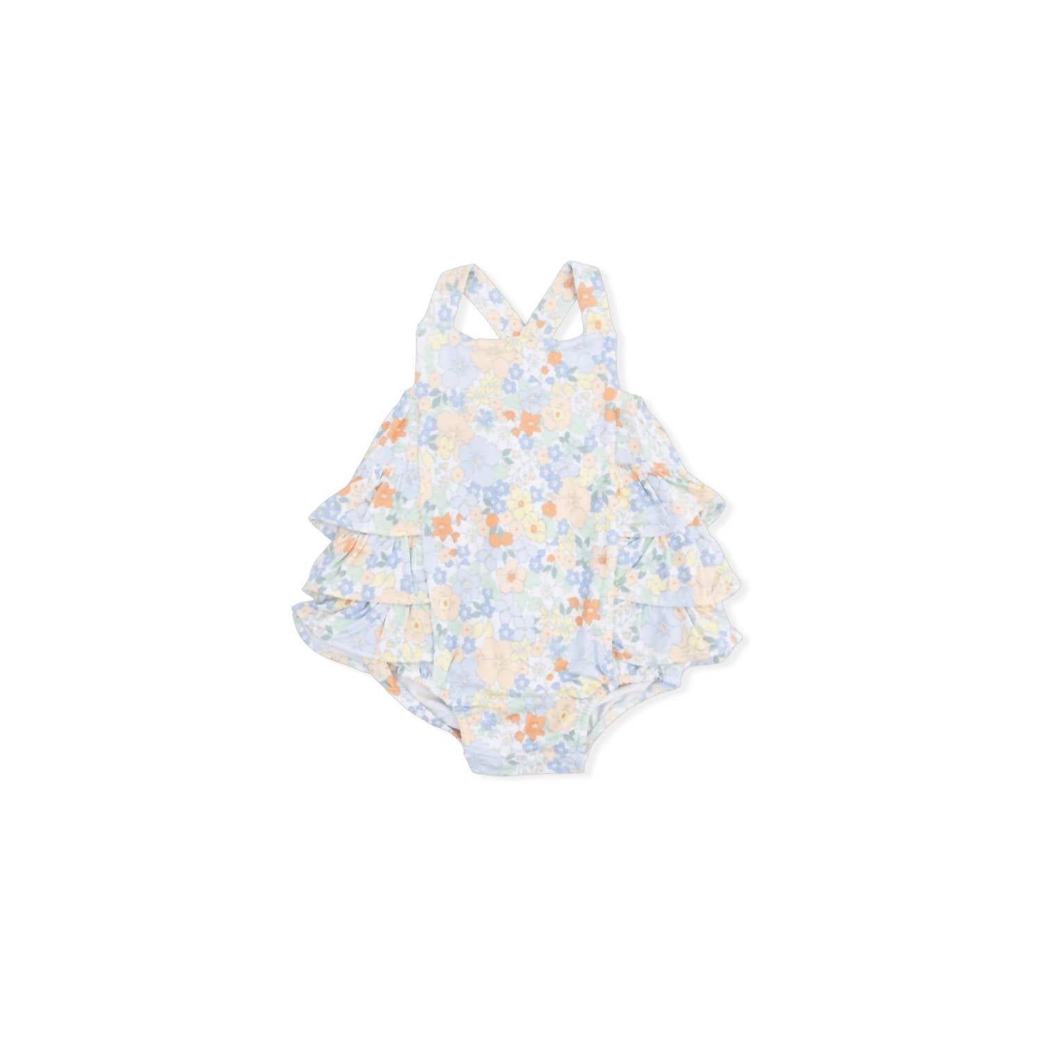 Angel Dear - Kids Georgia Floral Bamboo Sunsuit