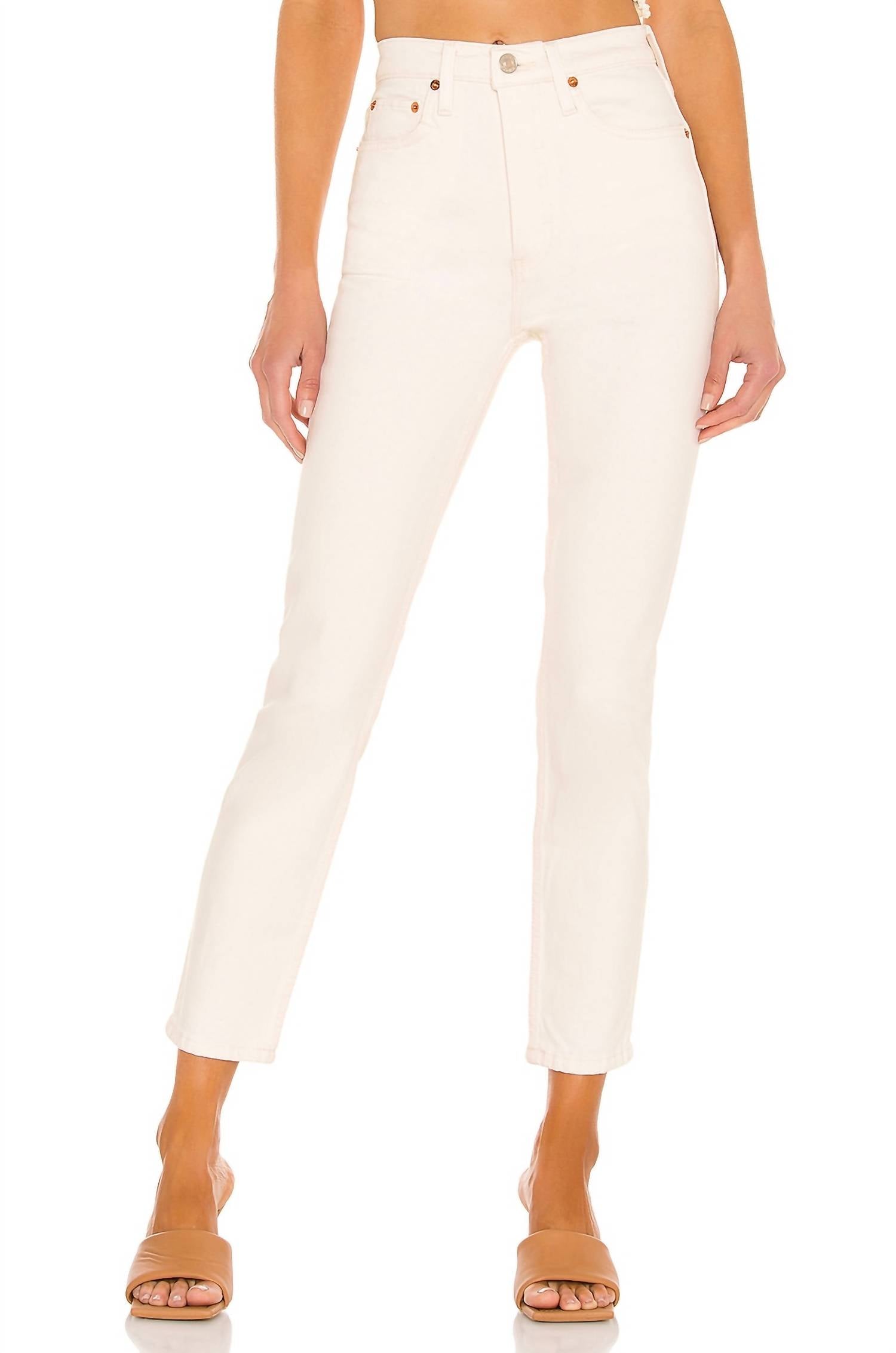 Re/Done - Originals 90s High Rise Ankle Crop Jean