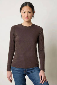 Lilla P - Long Sleeve Bias Crewneck Tee