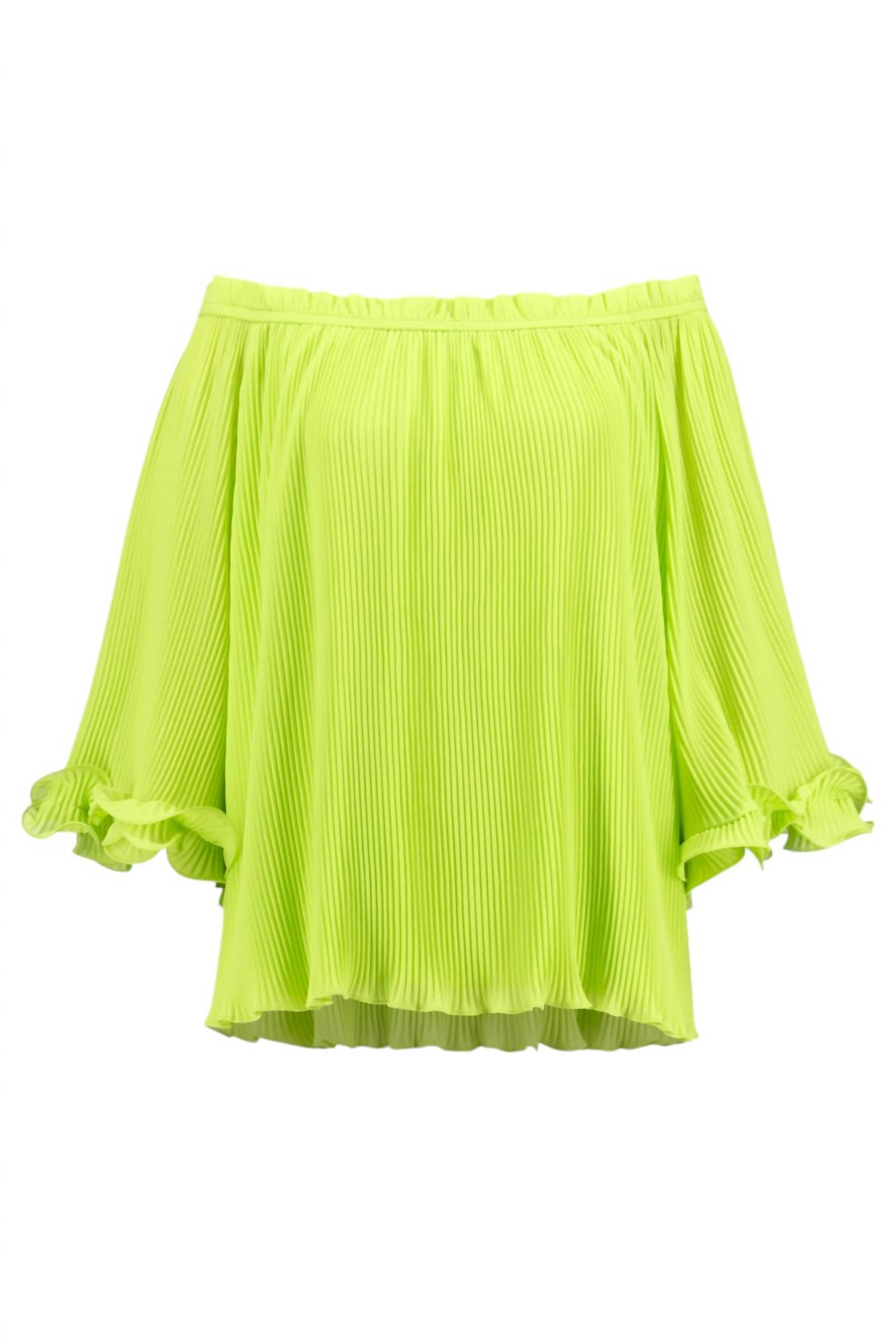 Joseph Ribkoff - Off the Shoulder Pleated Top