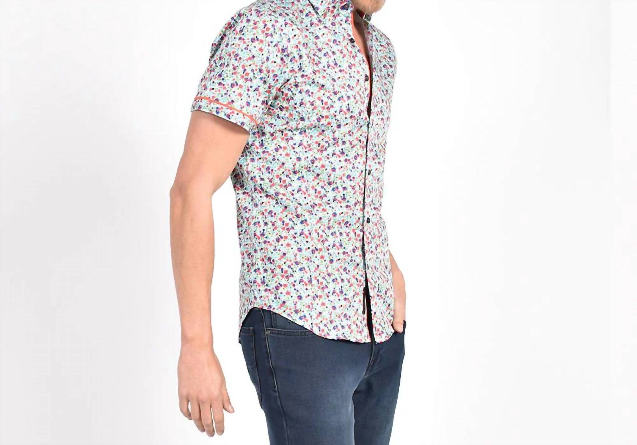 Eight X - Men's Spring Melody Floral Short Sleeve Shirt