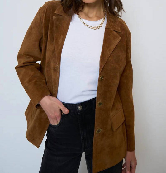 Central Park West - Atlas Suede Blazer