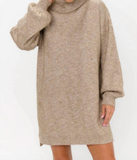 Show Me Your Mumu Chester Sweater Dress in oatmeal knit 1 - women's dress