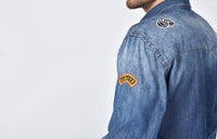 Eight X - Denim California Patch Button Down Shirt