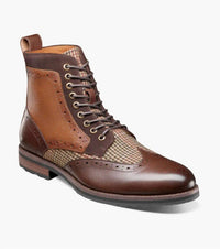 Stacy Adams - Men's Oswyn Wingtip Lace Up Boot