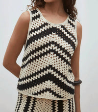 Suncoo - Women's Pissaro Crochet Tank Top