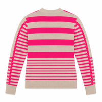 Brodie Cashmere - Women's Mix Stripe Crew Sweater