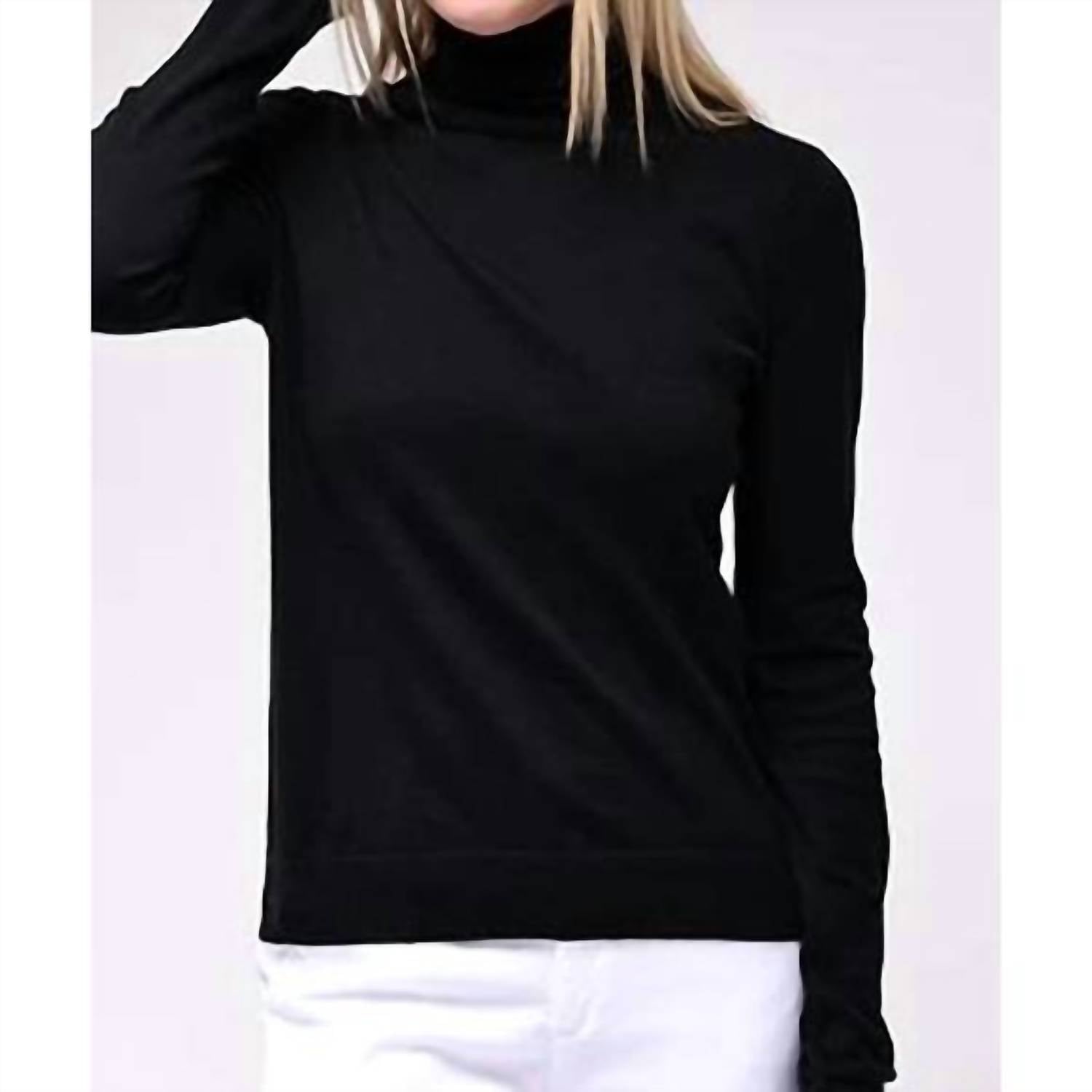 Minnie Rose - Long Sleeve Turtleneck Top
