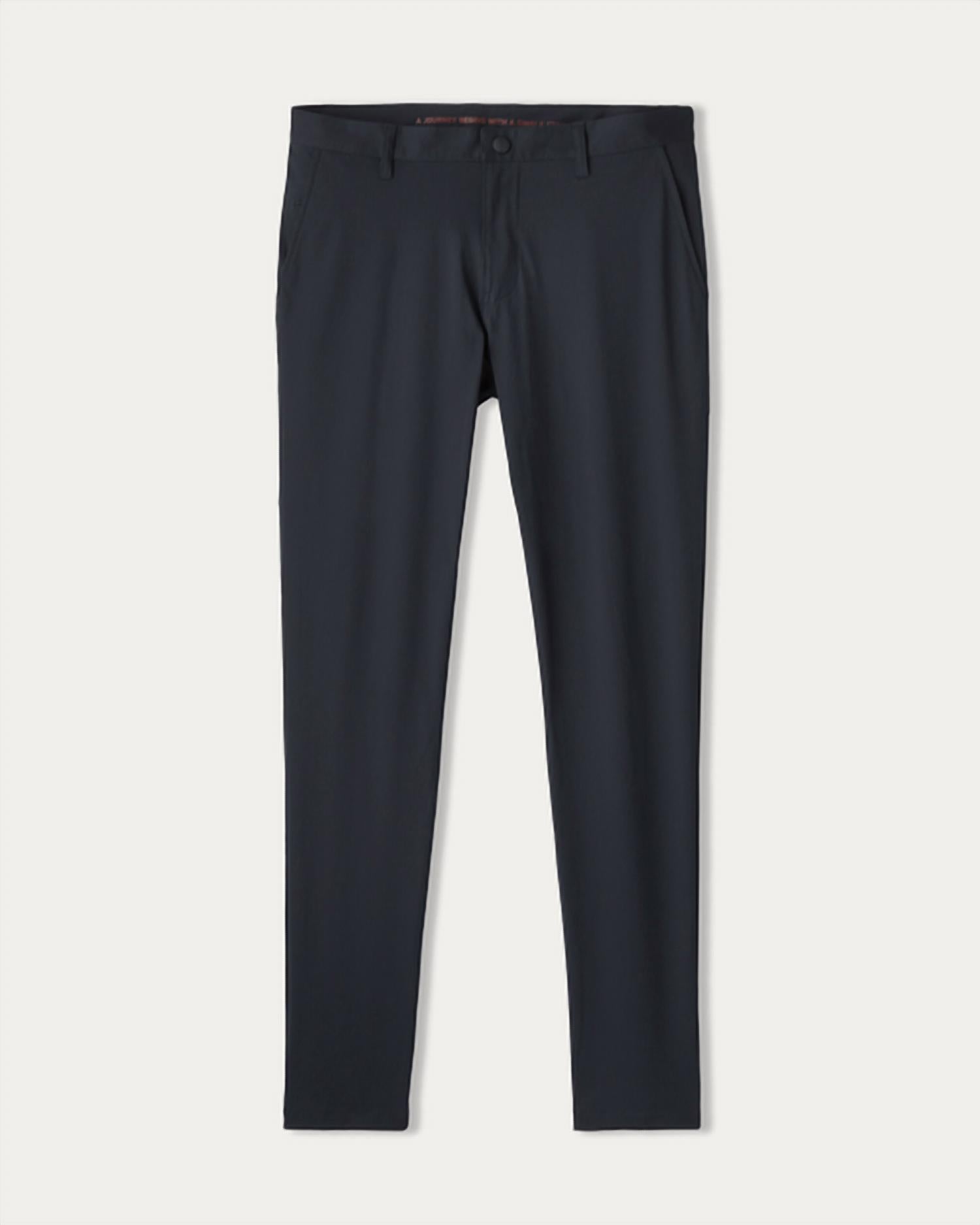 RHONE Commuter Pant Slim Pants in black - men's pants - alternate view