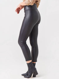 SPRWMN Capri High Rise Legging in black - women's pants - alternate view