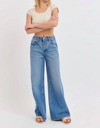 Cello - Broke Girl High Rise Wide Leg Jean
