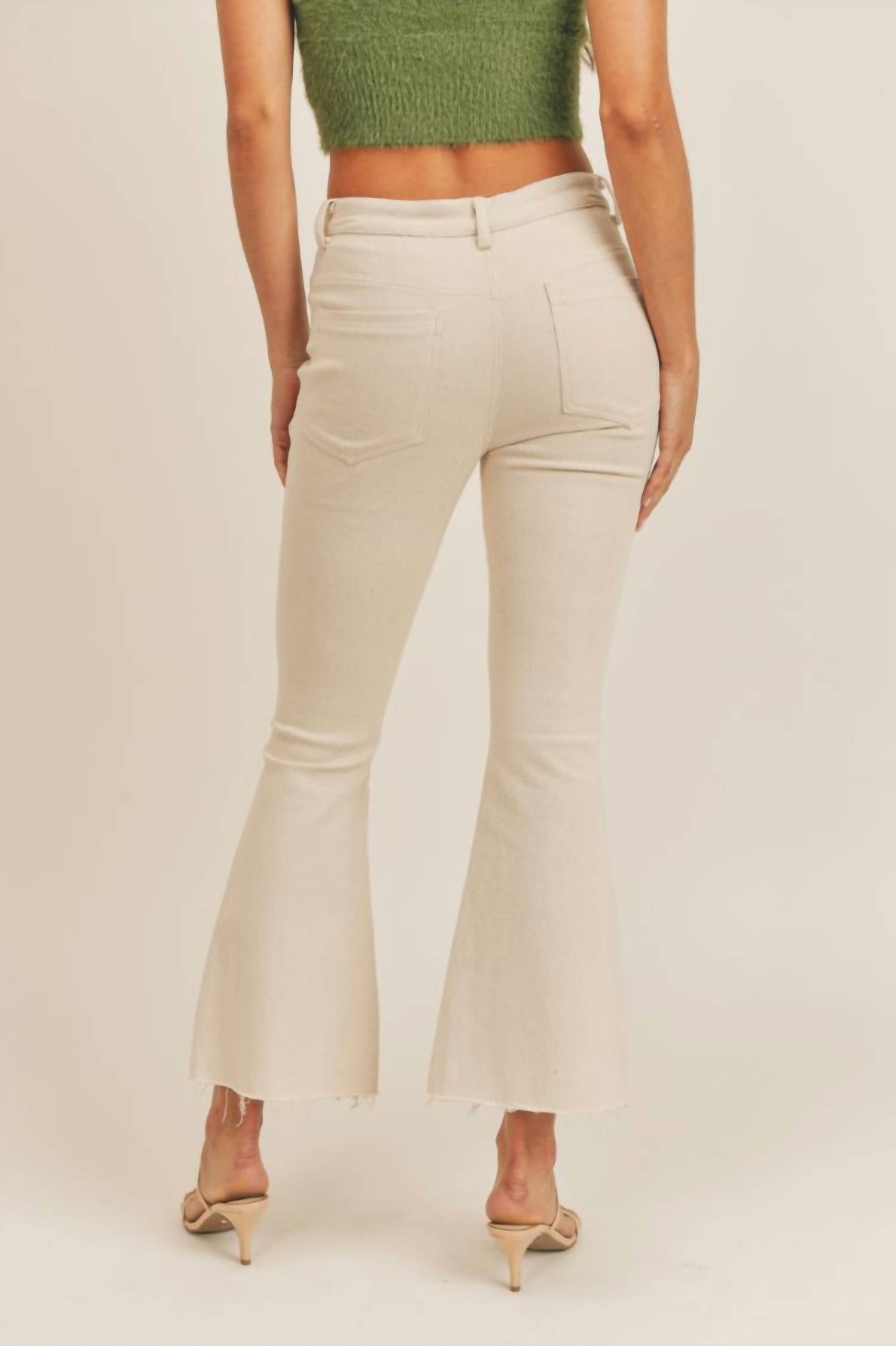 Sadie & Sage - High Waisted Denim Flare Jeans