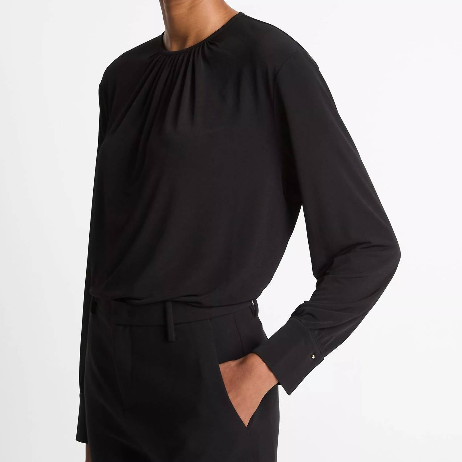 Vince - Soft Gathered Blouse Top