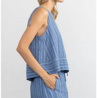 Margaret O'Leary - Avery Button Back Top