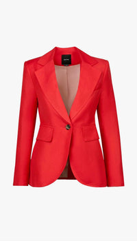 Smythe - Seamed Long Sleeve Blazer