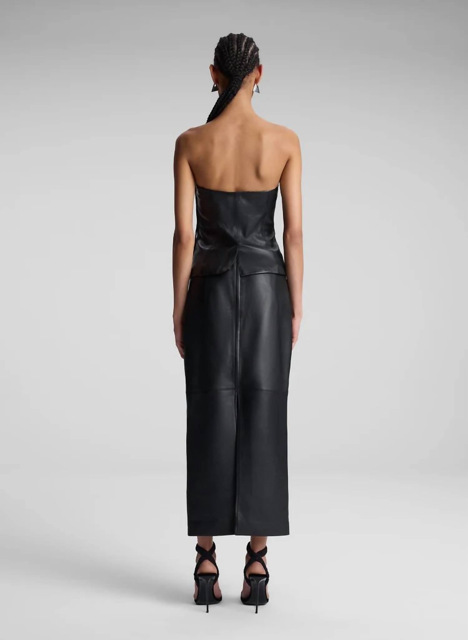 A.L.C. - Renee Strapless Leather Top