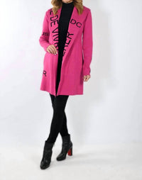 Frank Lyman - Collarless Casual Long Sleeve Cardigan