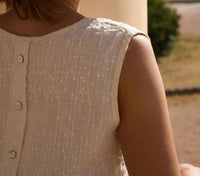 Alembika - Button Back Tank Top