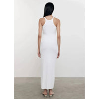 Enza Costa - Silk Rib U Neck Maxi Dress