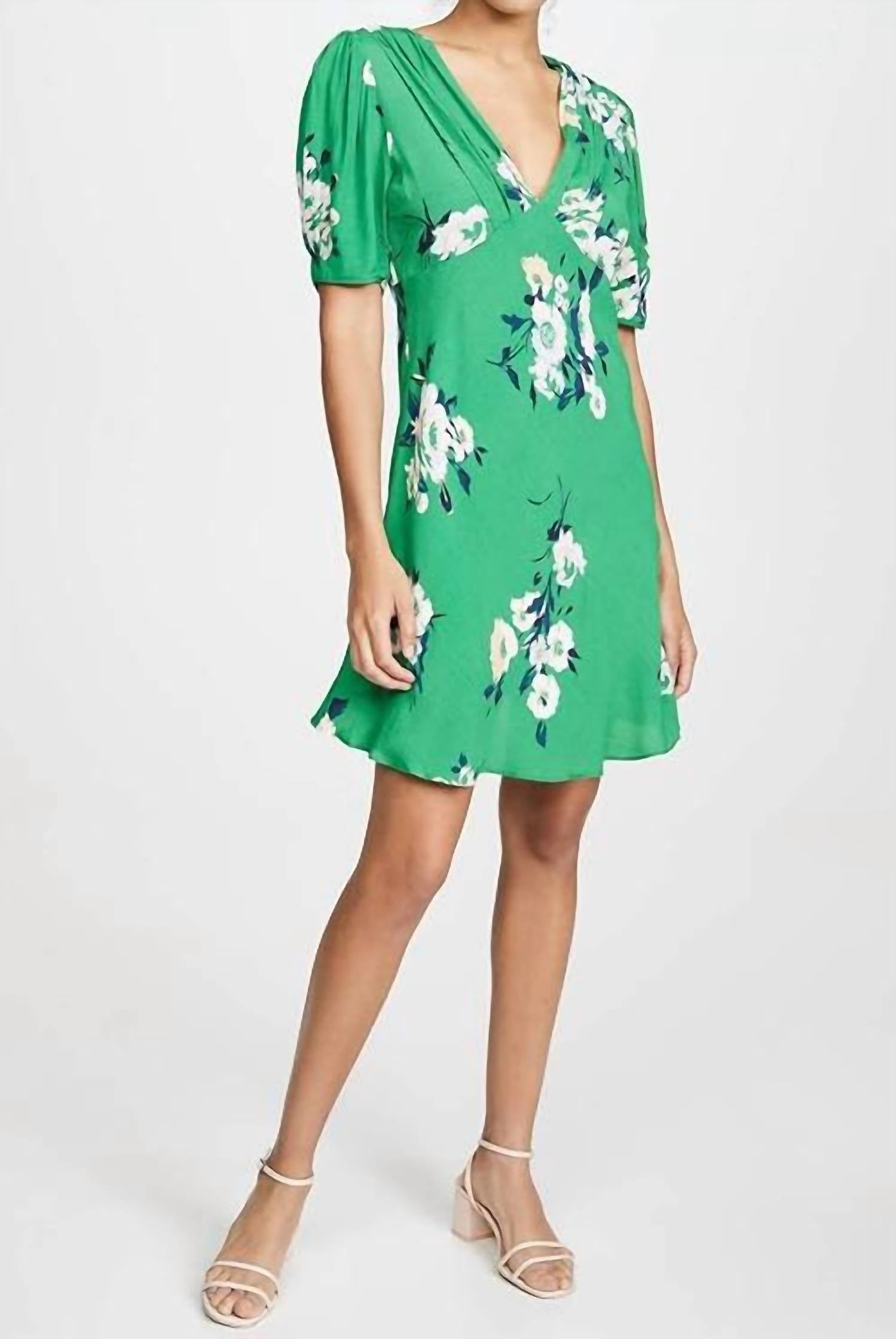 Free People - Neon Garden Mini Dress