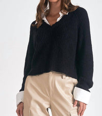 Elan - Layered Look Sweater