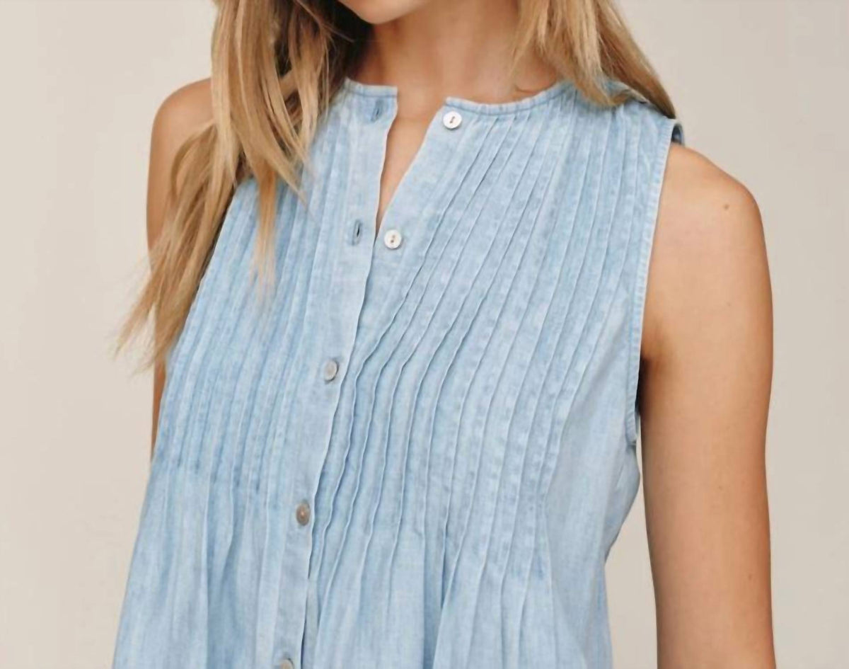 Bella Dahl - Pintuck Sleeveless Dress