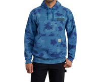 carhartt Men's Loose Fit Mid Weight Jacket in blue - men's shirt