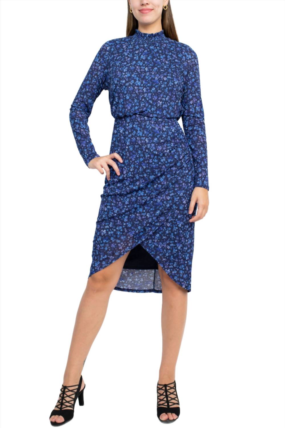 Laundry By Shelli Segal - Blouson Chiffon Dress