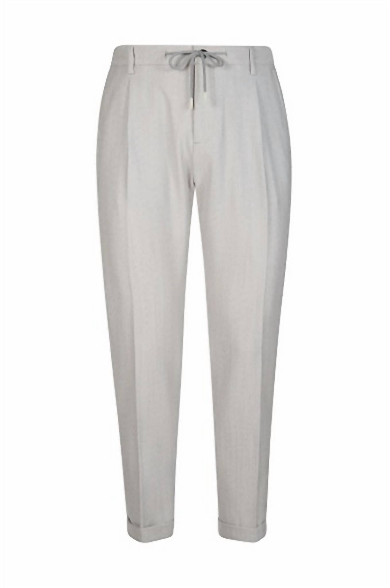 eleventy Women's Classic Fit Straight Leg Pant in grey - women's pants
