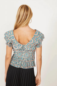Caballero - Katy Deep V-neck Top