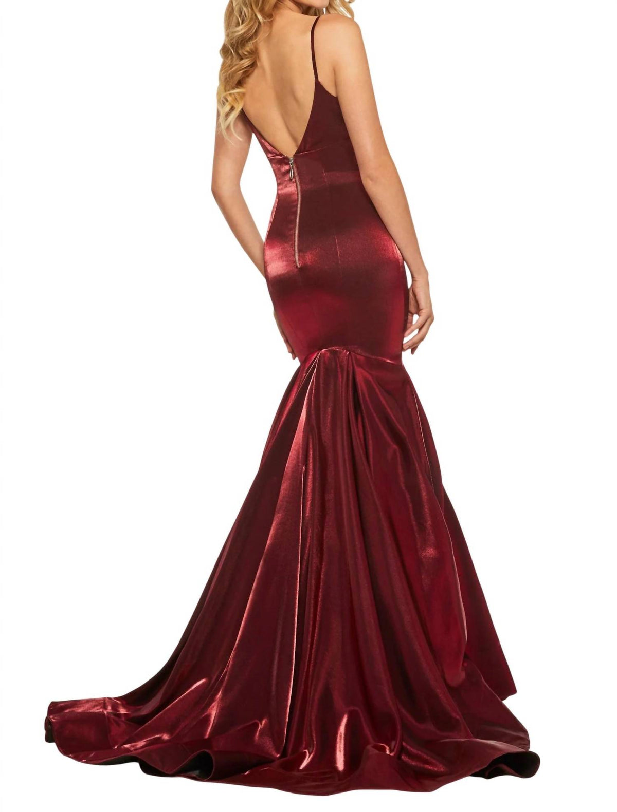 Sherri Hill - Strapless Satin Ball Gown