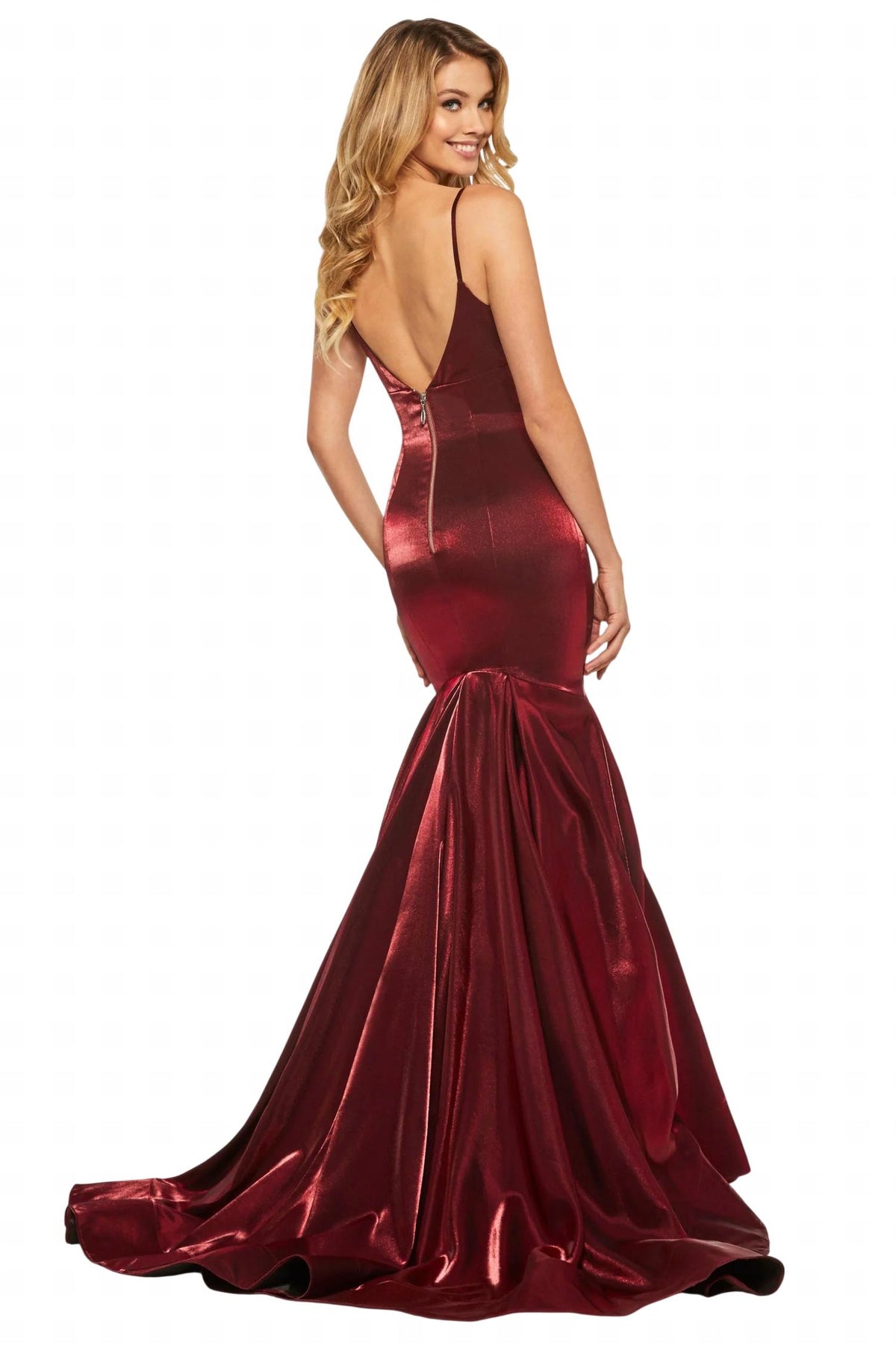 Sherri Hill - Strapless Satin Ball Gown