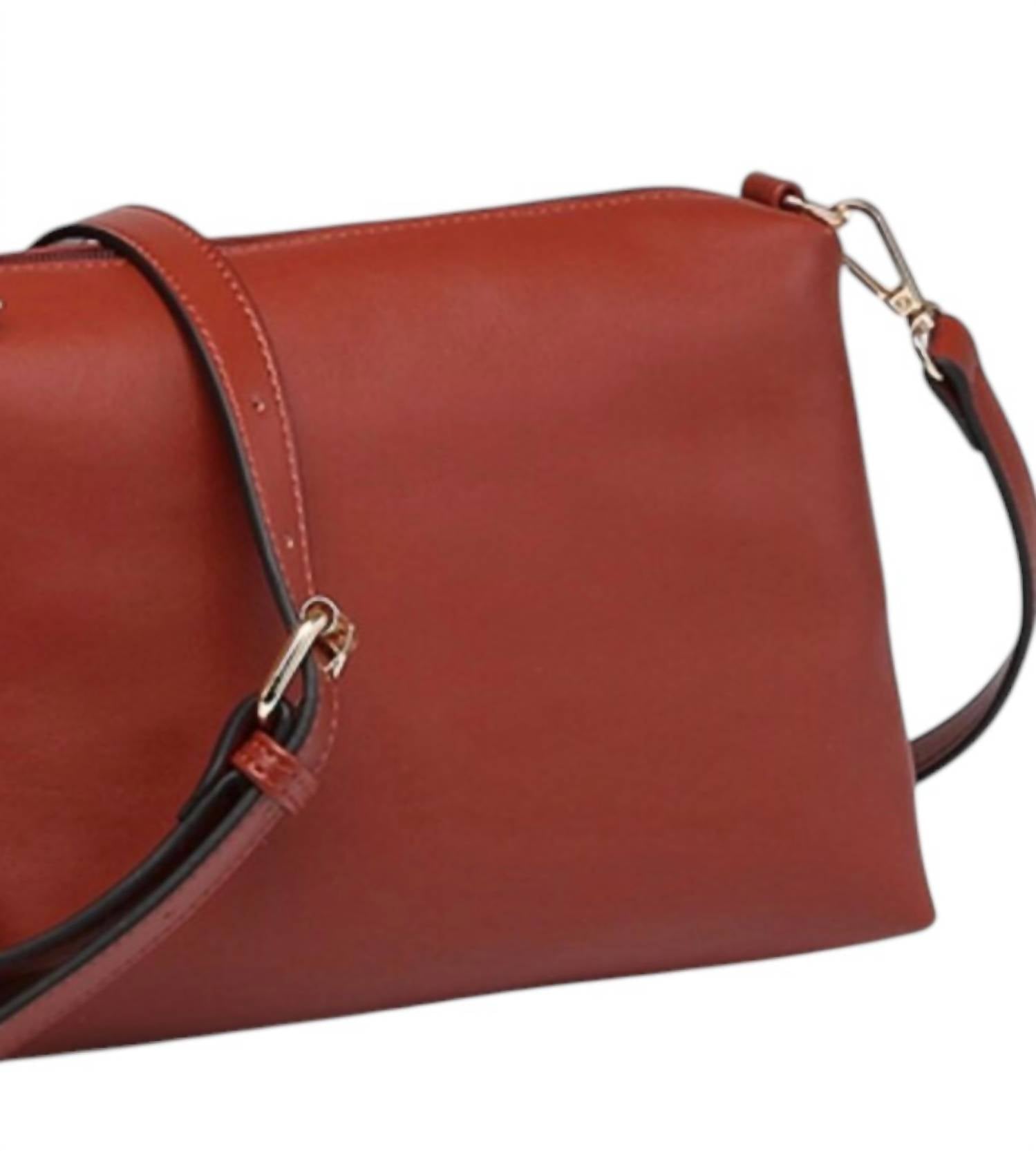 Jen & Co. - Women's Dina Plaid Contrast Tote With Tassel And Removable Crossbody Pouch