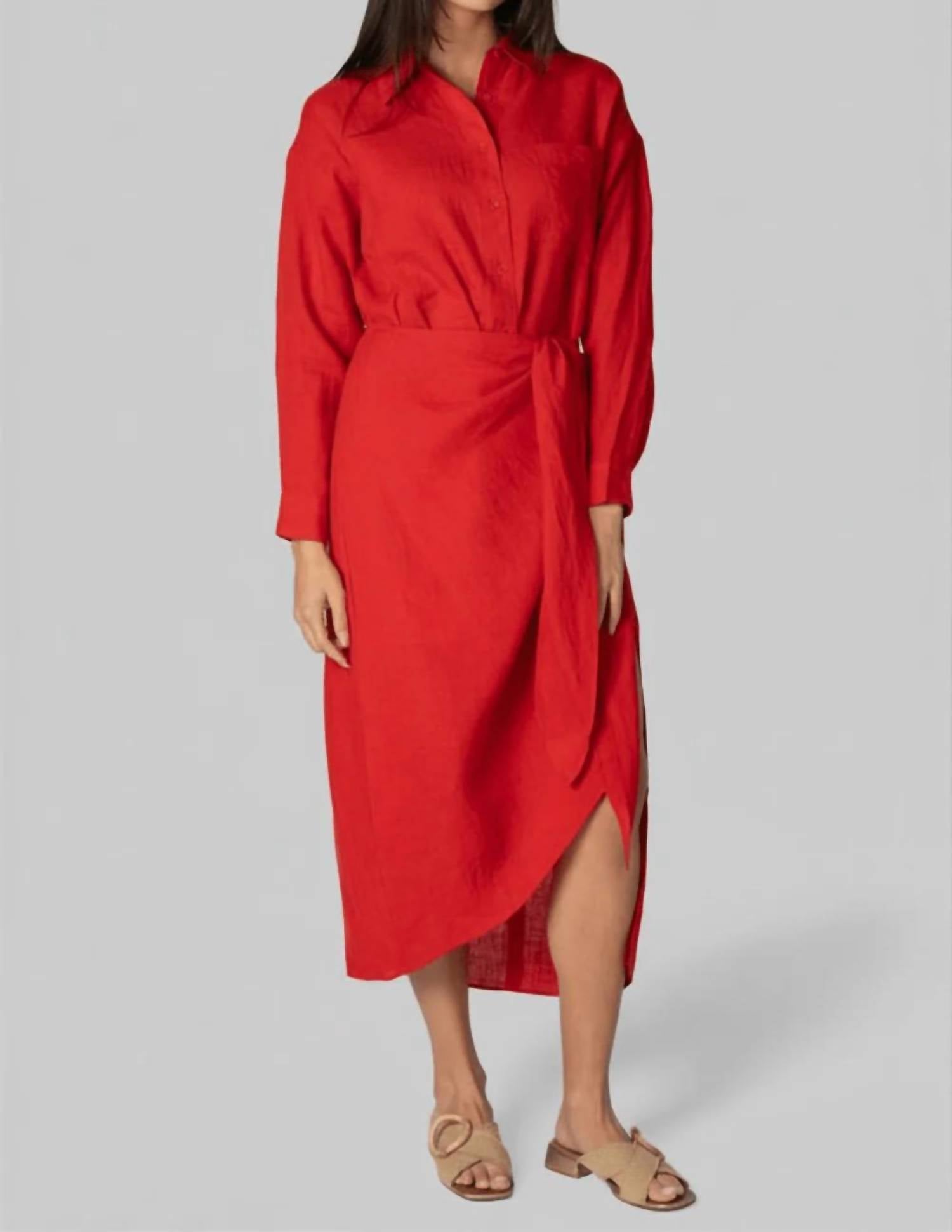 Apiece Apart - Alessandra Sarong Shirt Dress