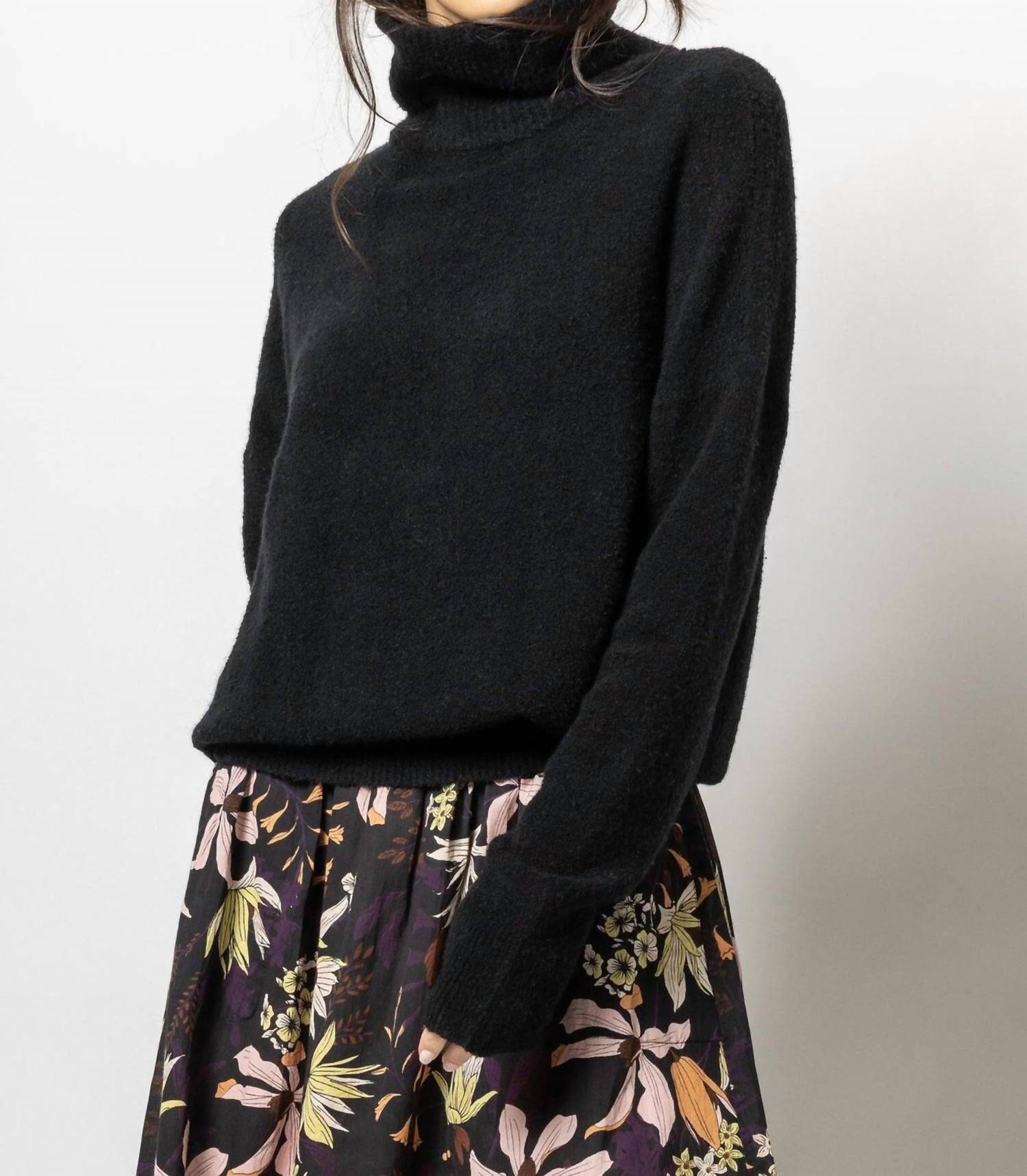 Lilla P - OVERSIZED TURTLENECK SWEATER