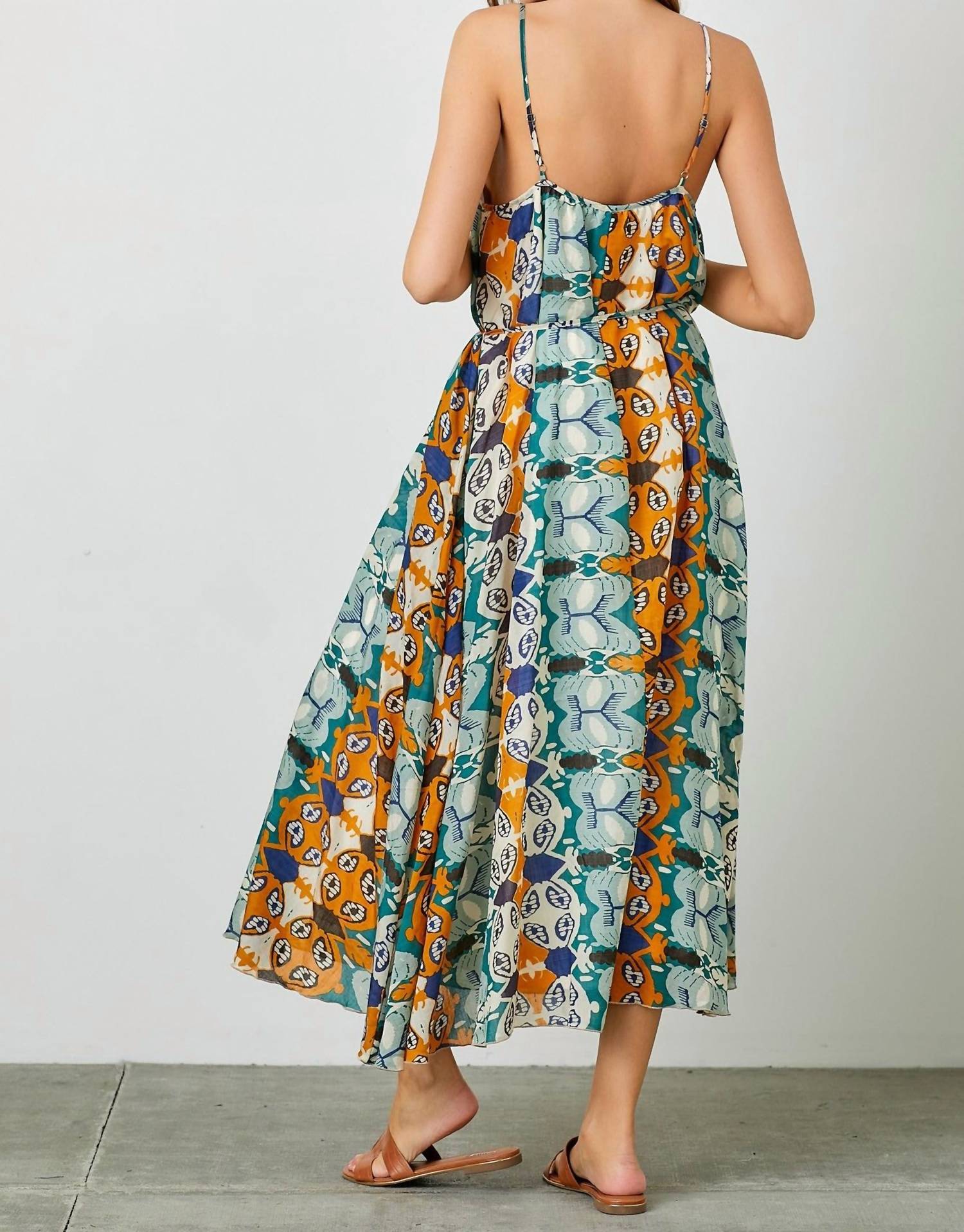 Polagram - Phoebe Tie Waist Maxi Dress