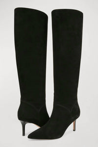 Veronica Beard - Women's Lexington Suede Stiletto Knee High Boots