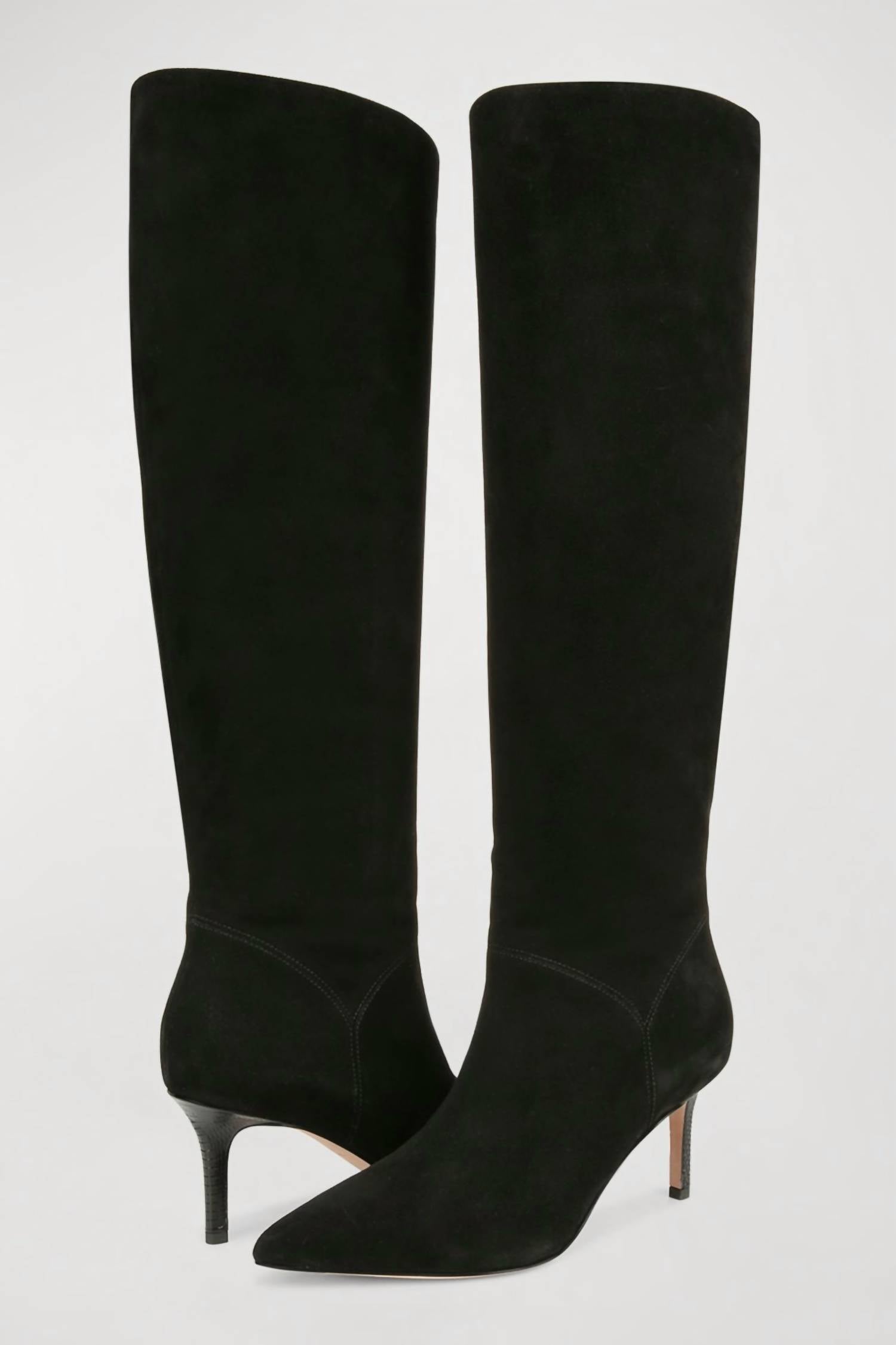 Veronica Beard - Women's Lexington Suede Stiletto Knee High Boots