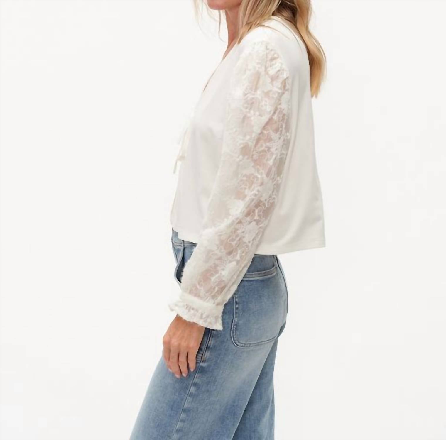 Six/Fifty - Syliva Tie Front Top
