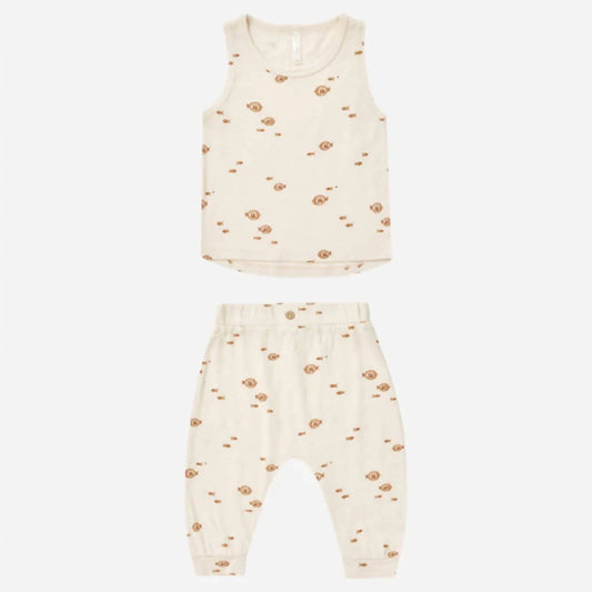 Rylee + Cru - Girls Tank & Slouch Pant Set