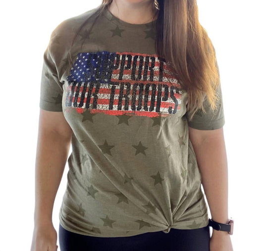 She Shed - Support Our Troops Tee